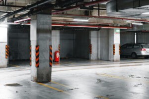 parking lot in Birmingham